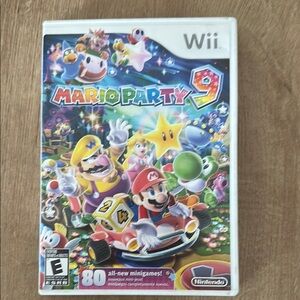 Nintendo White Wii Game Mario Party 9